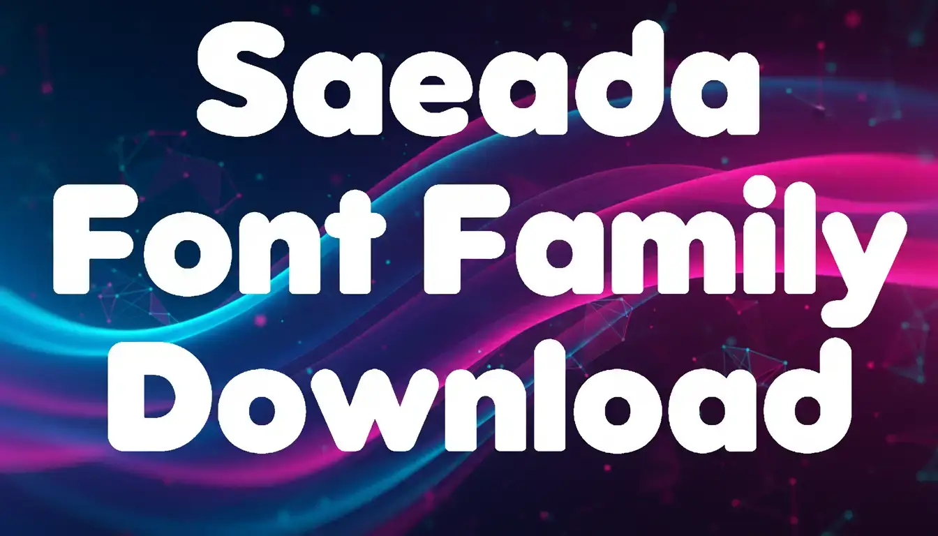 Saeada Font Family Download