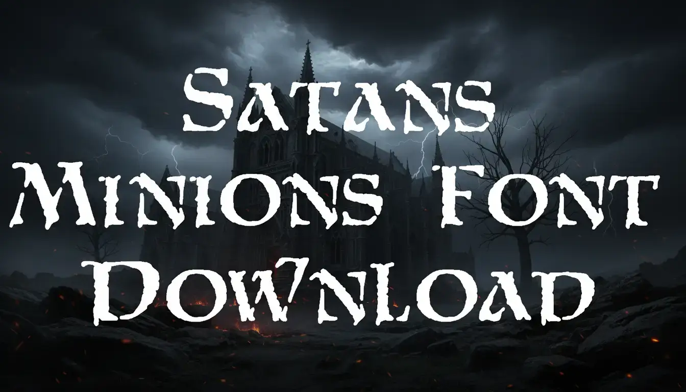 Satans Minions Font Download