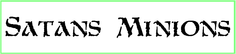 Satans Minions Font free Download
