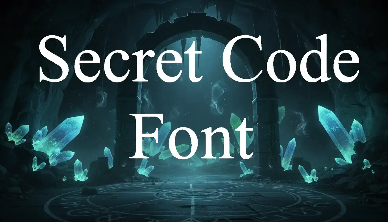 Secret Code Font