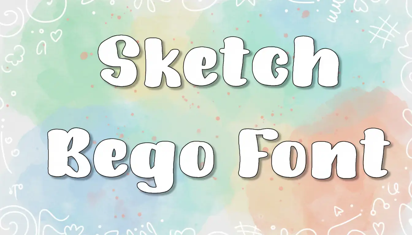 Sketch Bego Font