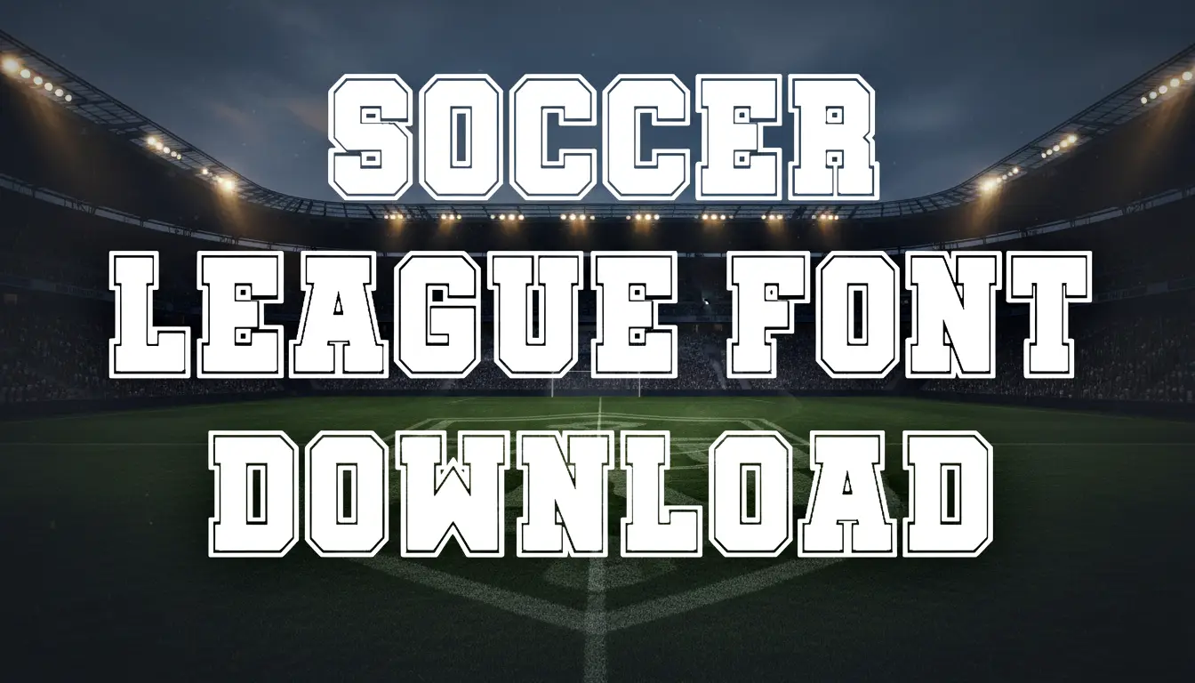 Soccer League Font Download