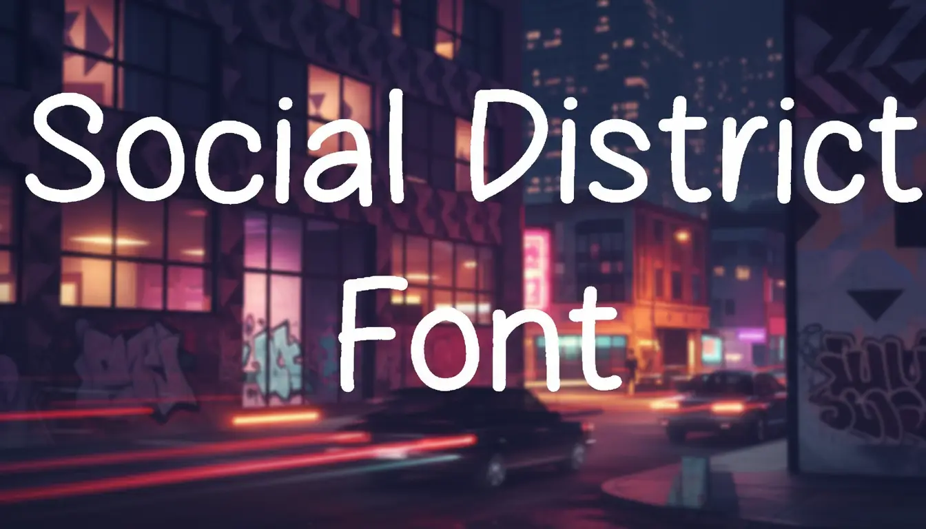 Social District Font