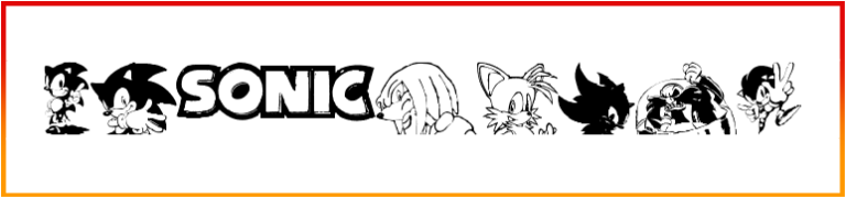 Sonic Mega Font free download