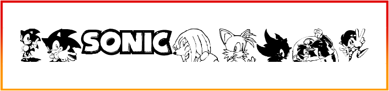 Sonic Mega Font free download