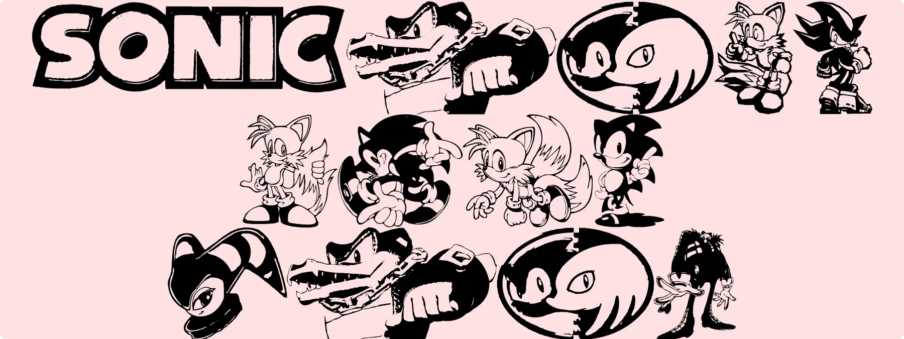 Sonic Mega Font