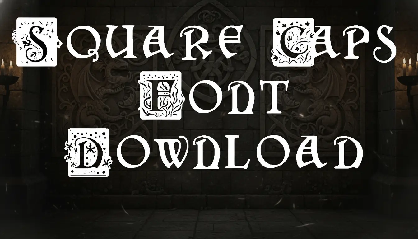 Square Caps Font Download