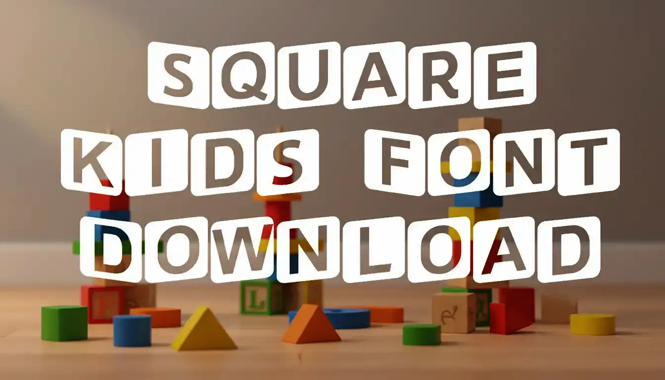 Square Kids Font Download