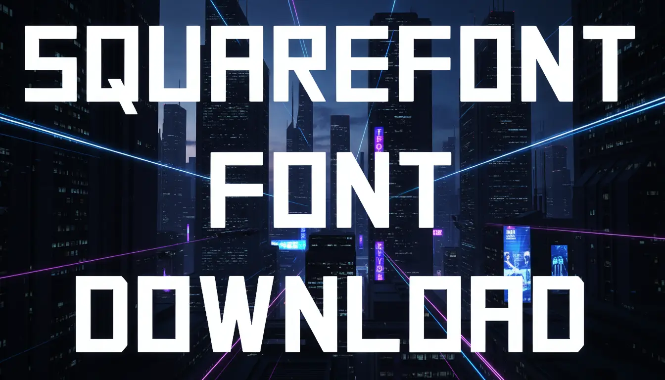 SquareFont Font Download