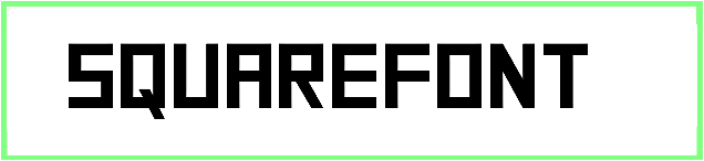 SquareFont Font free download