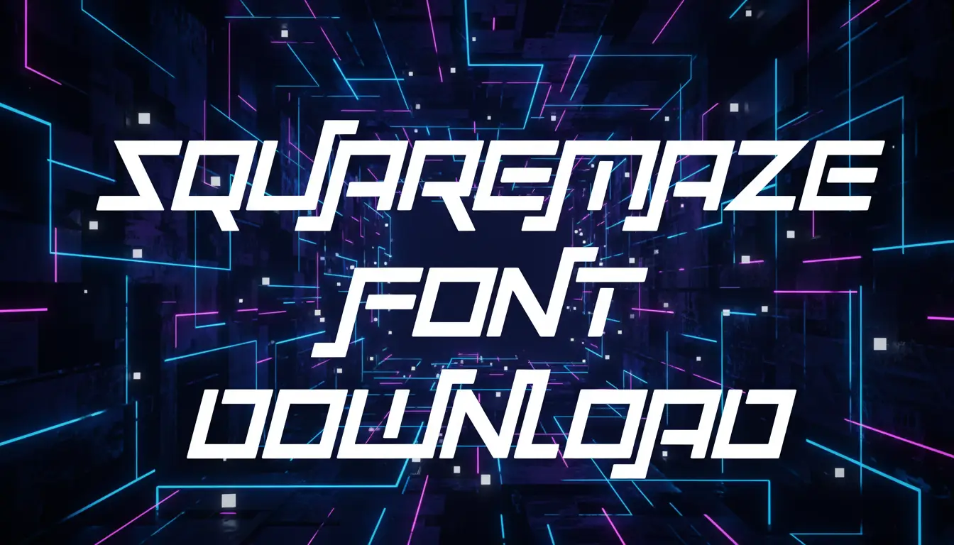Squaremaze Font Download