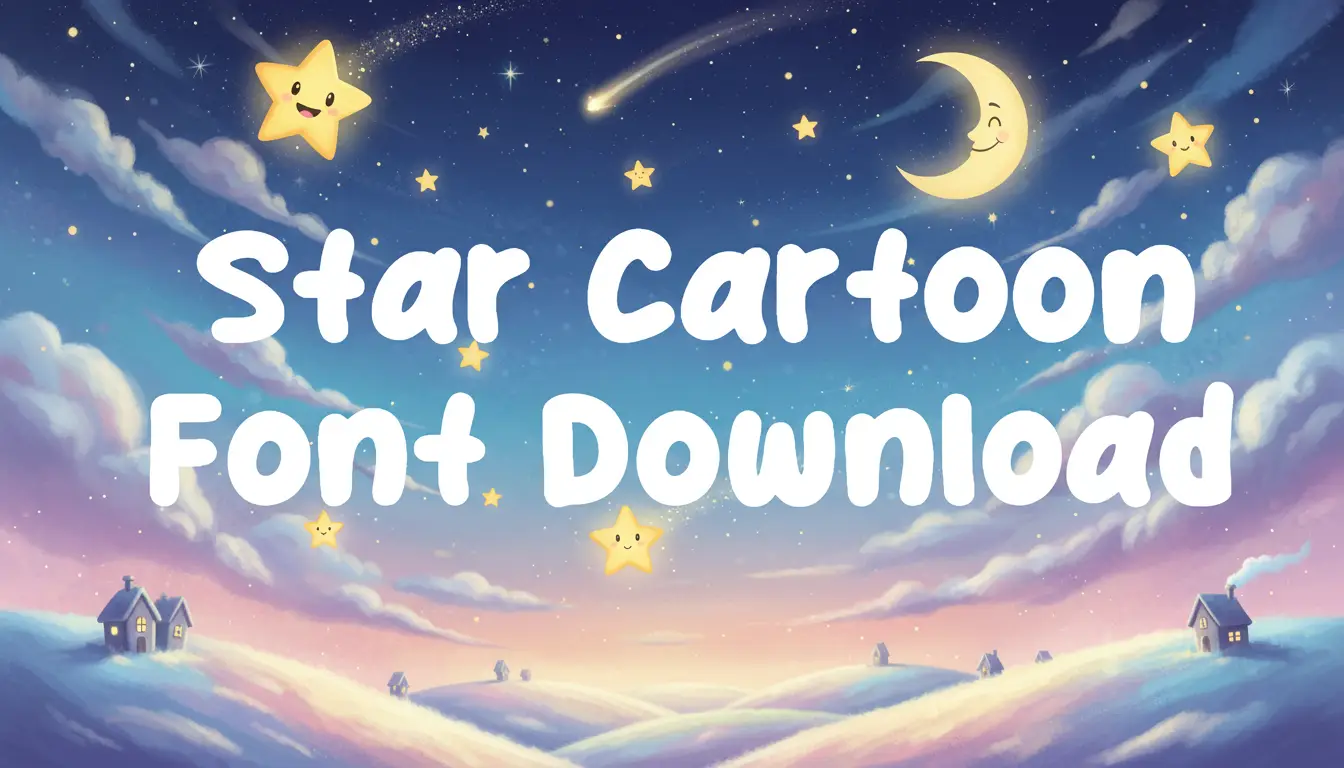 Star Cartoon Font Download