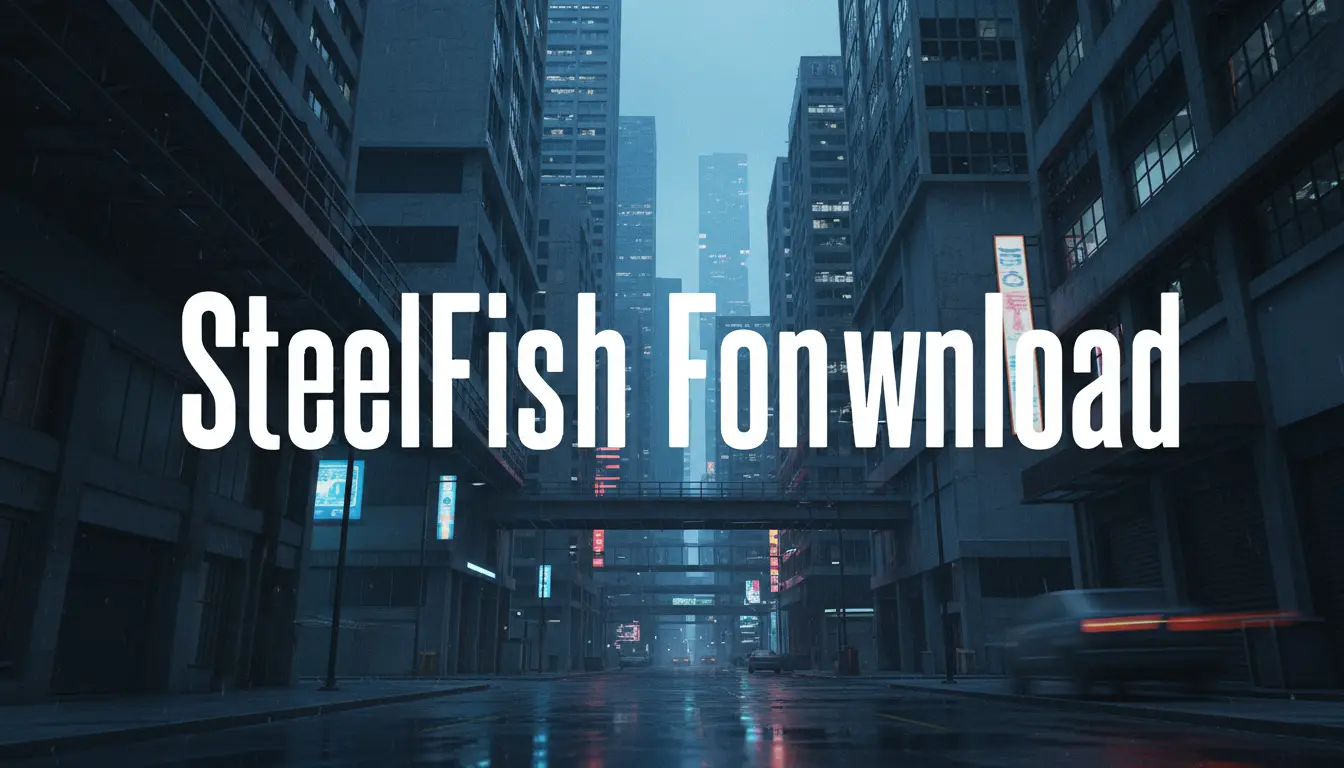 SteelFish Font Download
