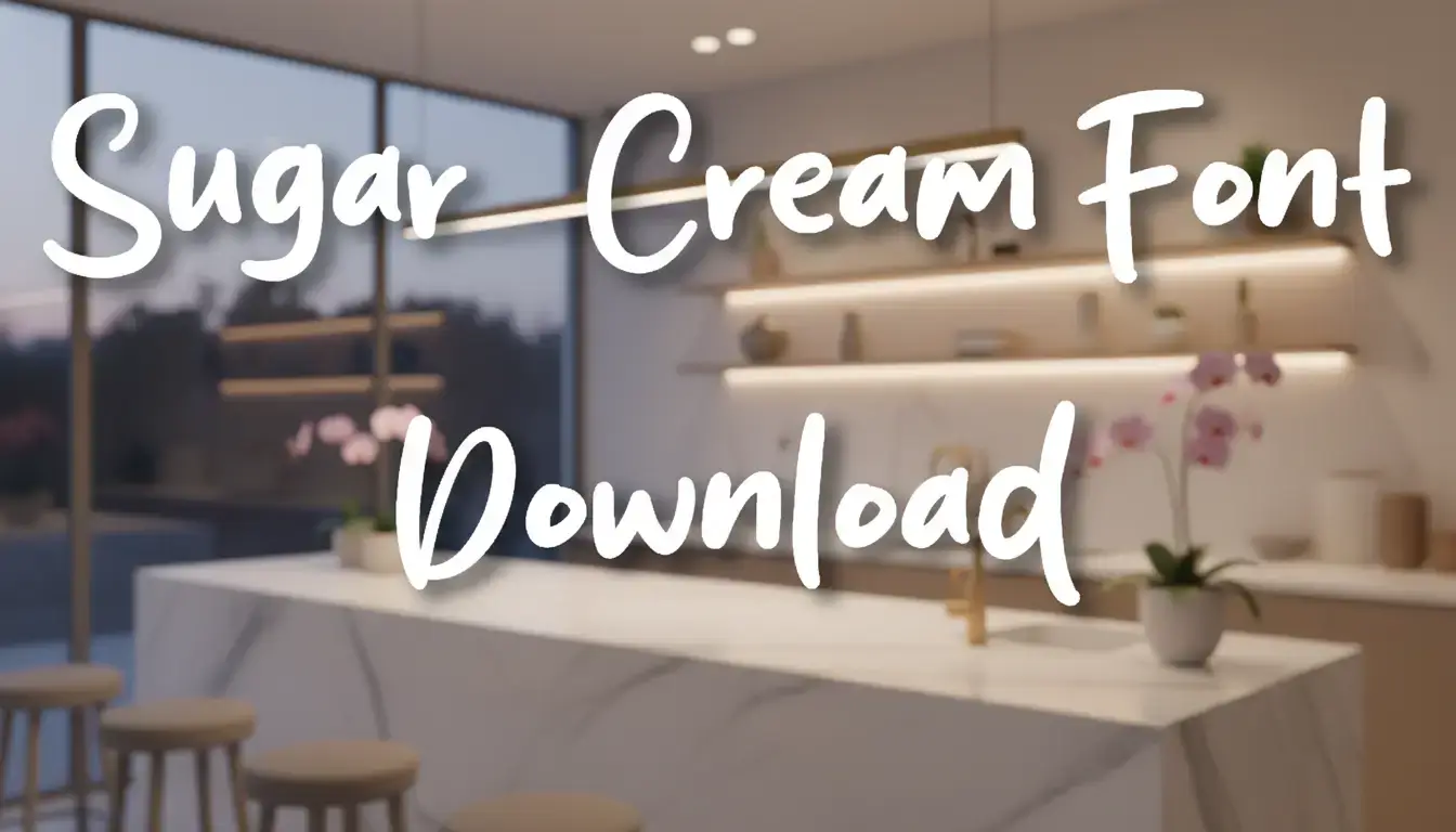Sugar Cream Font Download