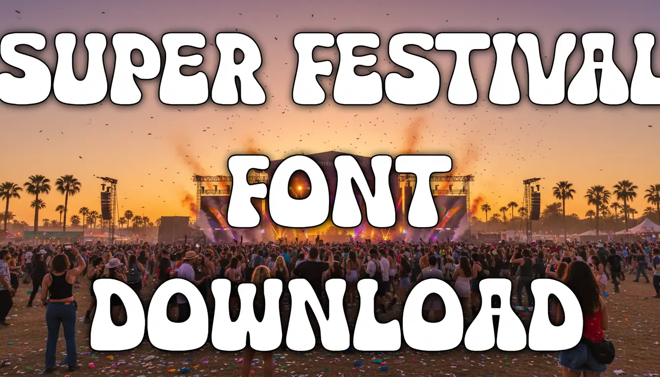 Super Festival Font Download