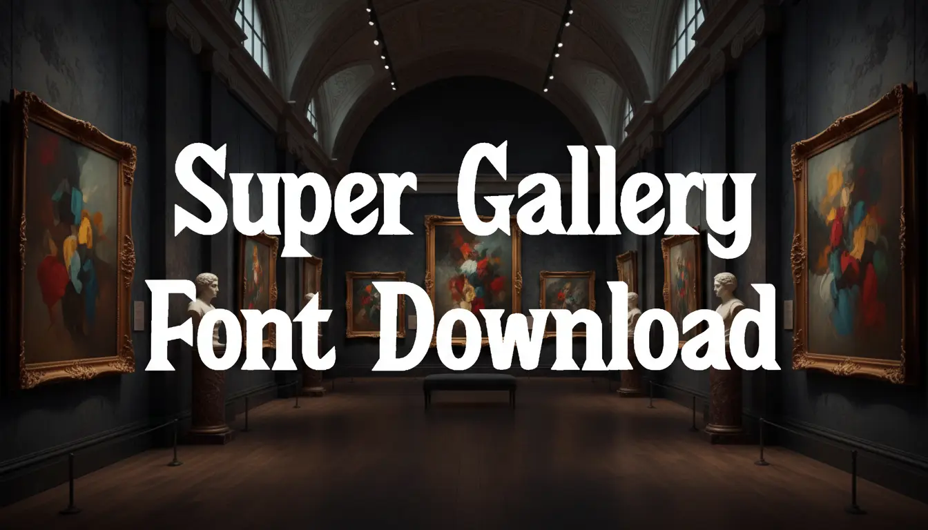 Super Gallery Font Download