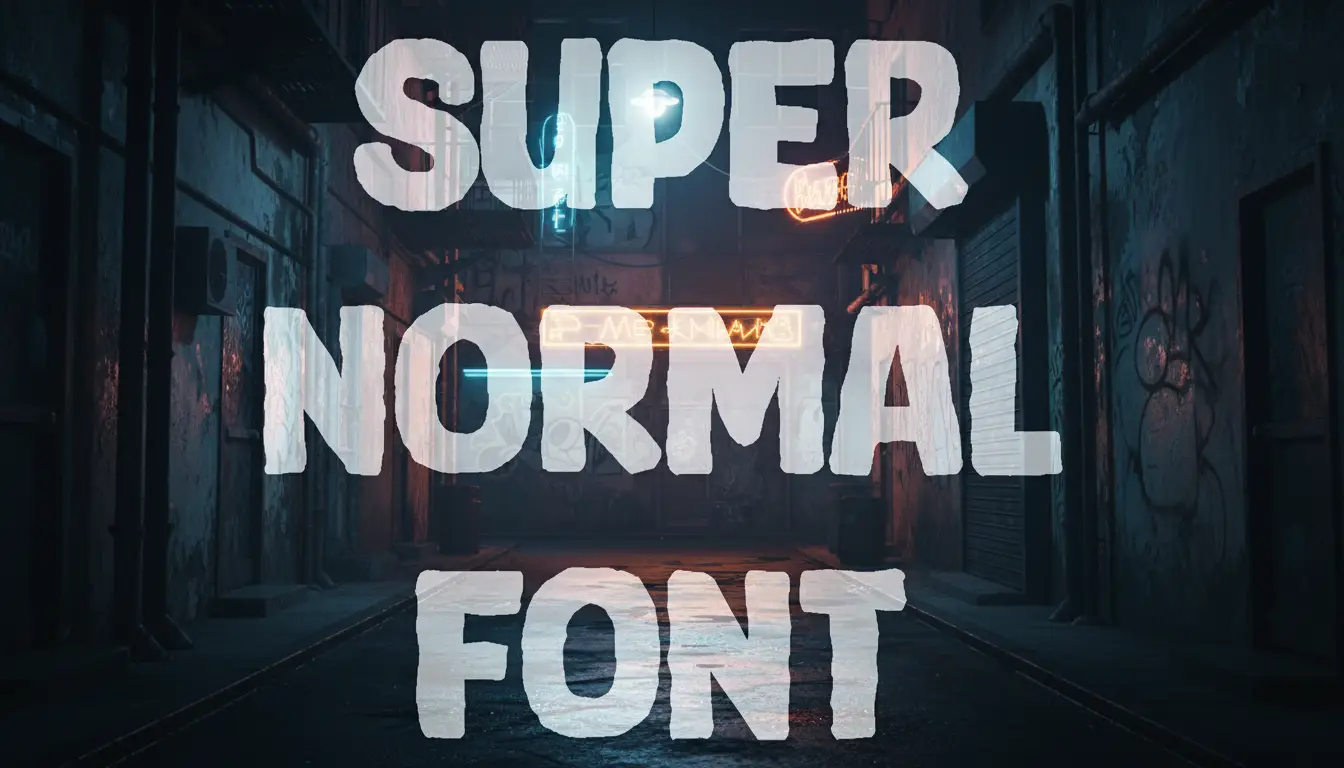 Super Normal Font
