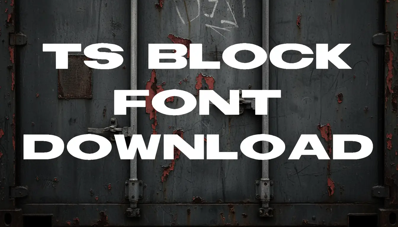 TS Block Font Download