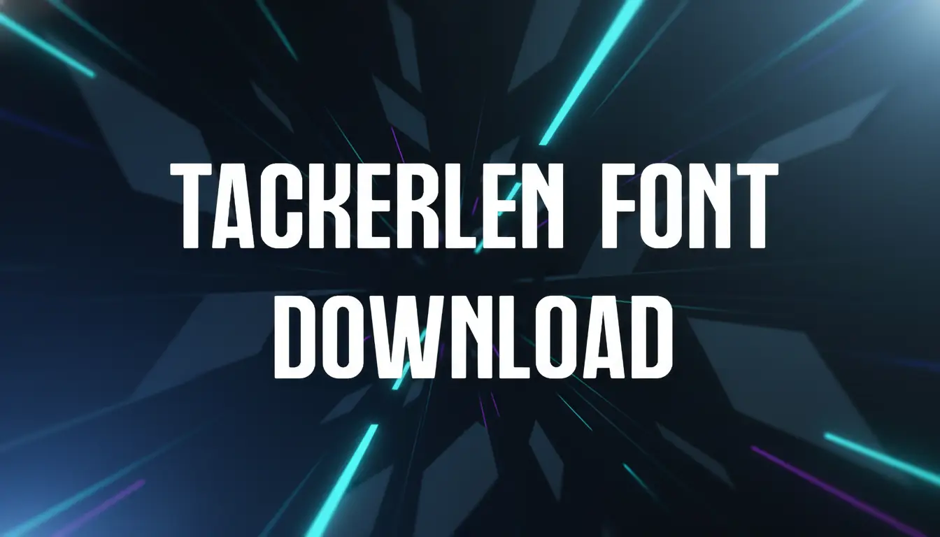 Tackerlen Font Download