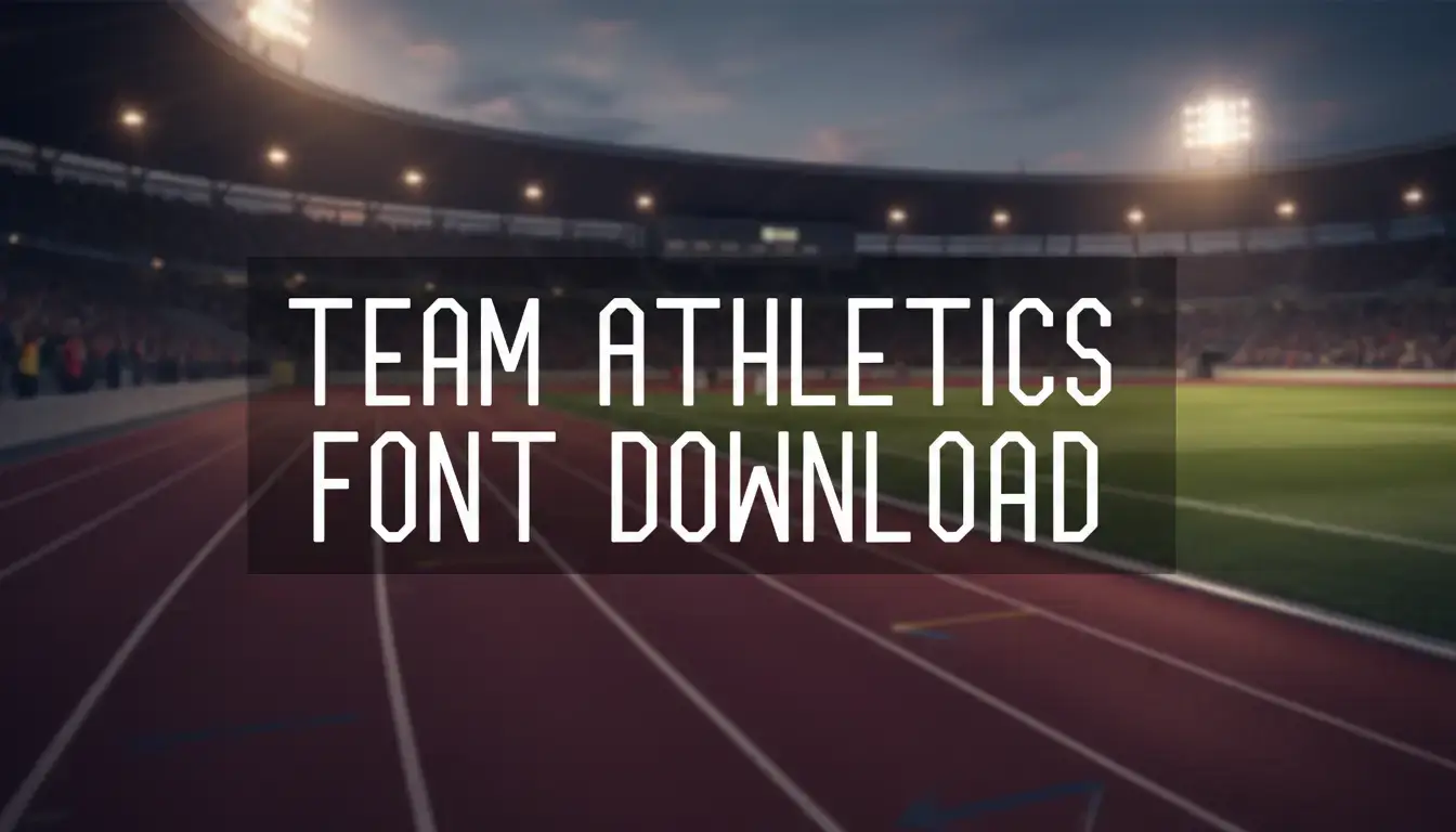 Team Athletics Font Download