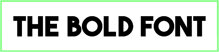 The Bold Font free Download