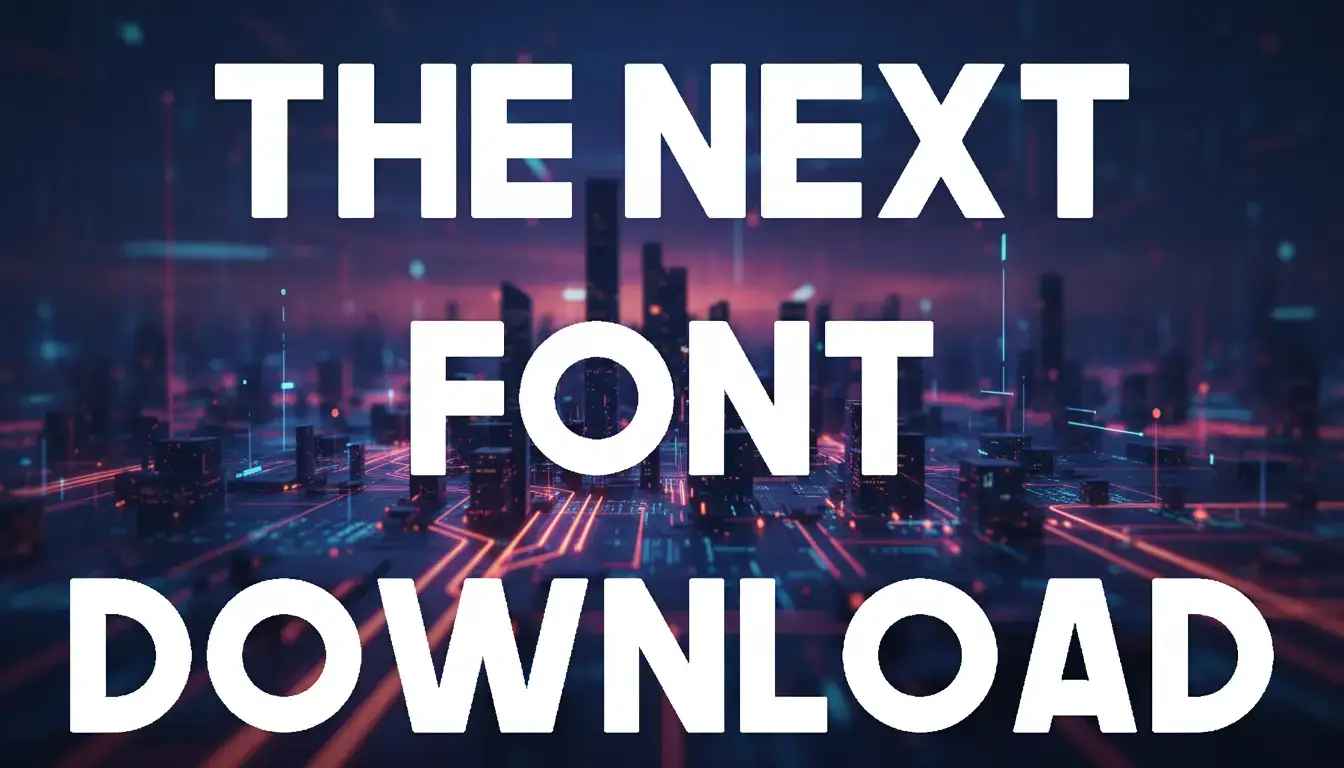 The Next Font Download