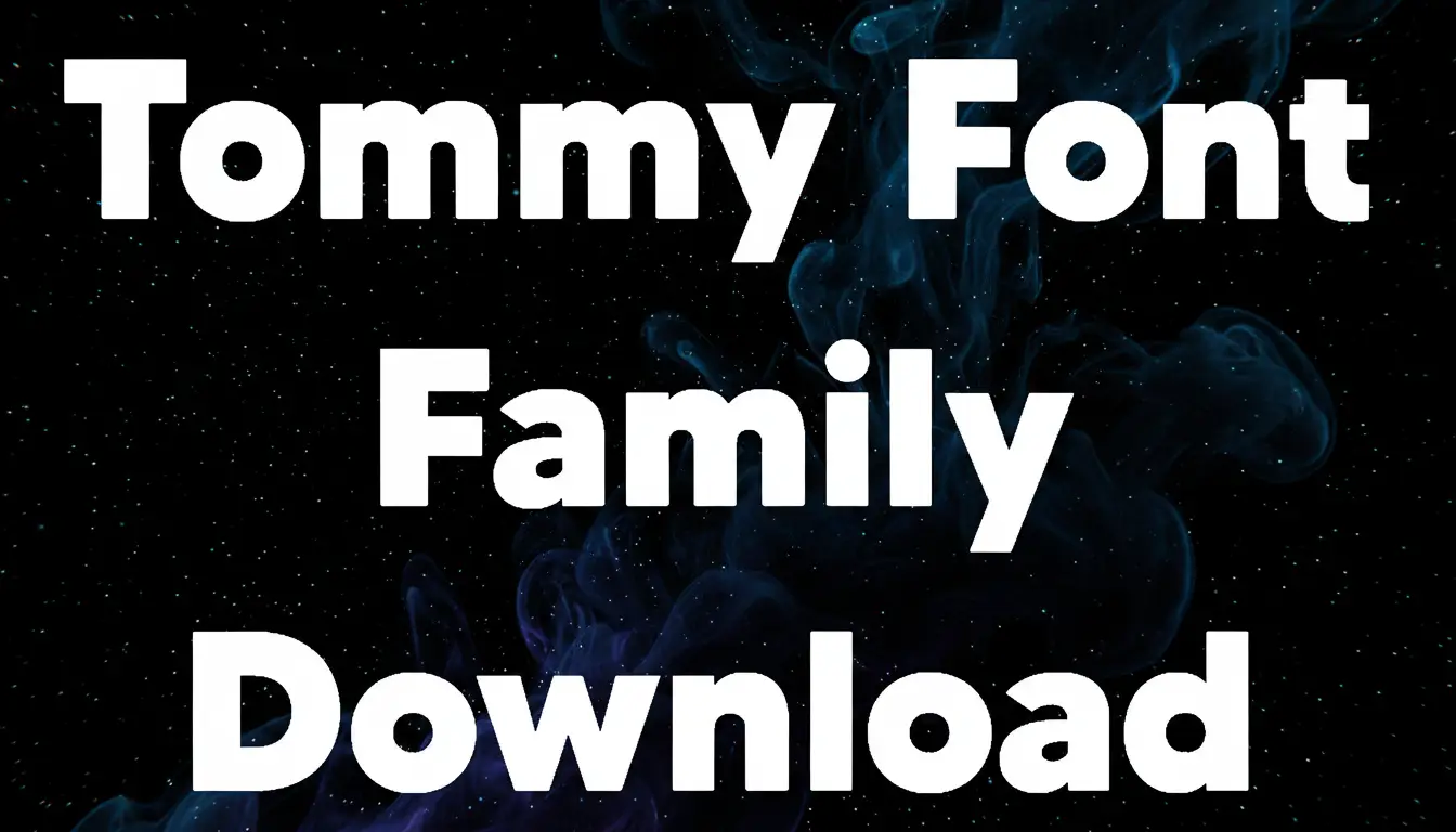 Tommy Font Family Download