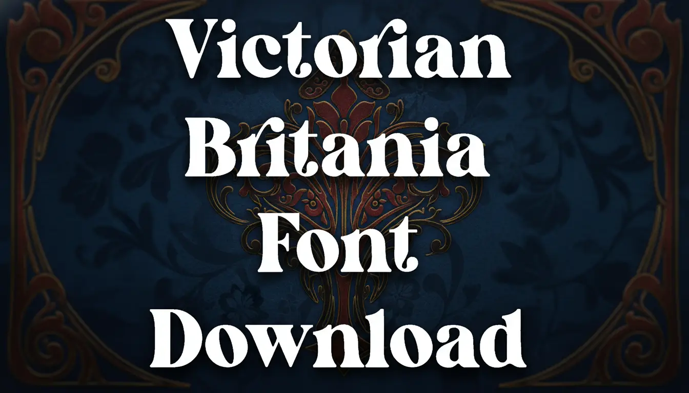 Victorian Britania Font Download