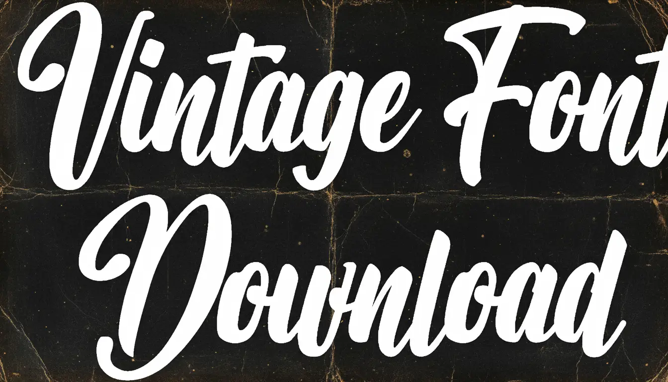Vintage Font Download