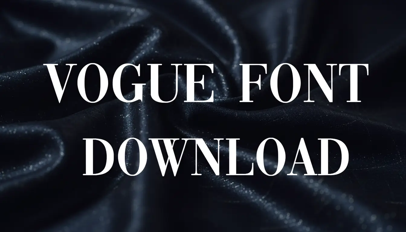 Vogue Font Download