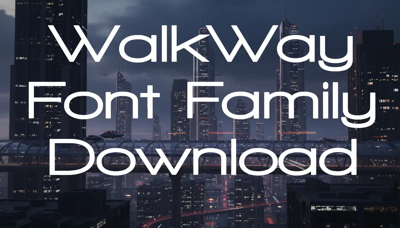 WalkWay Font Family Download