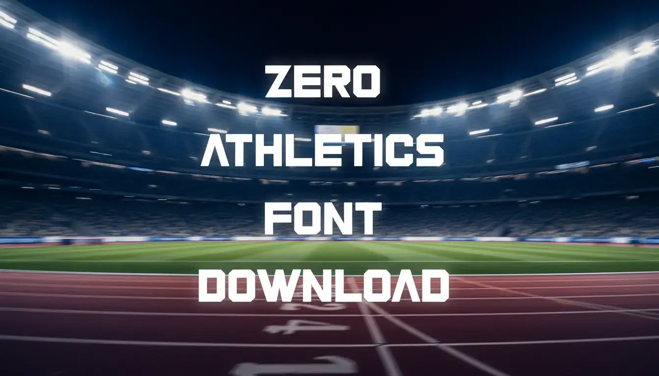 Zero Athletics Font Download