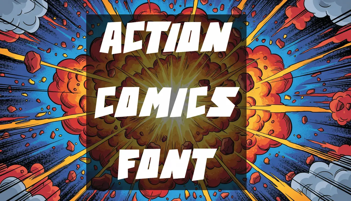 ACTION COMICS FONT FAMILY