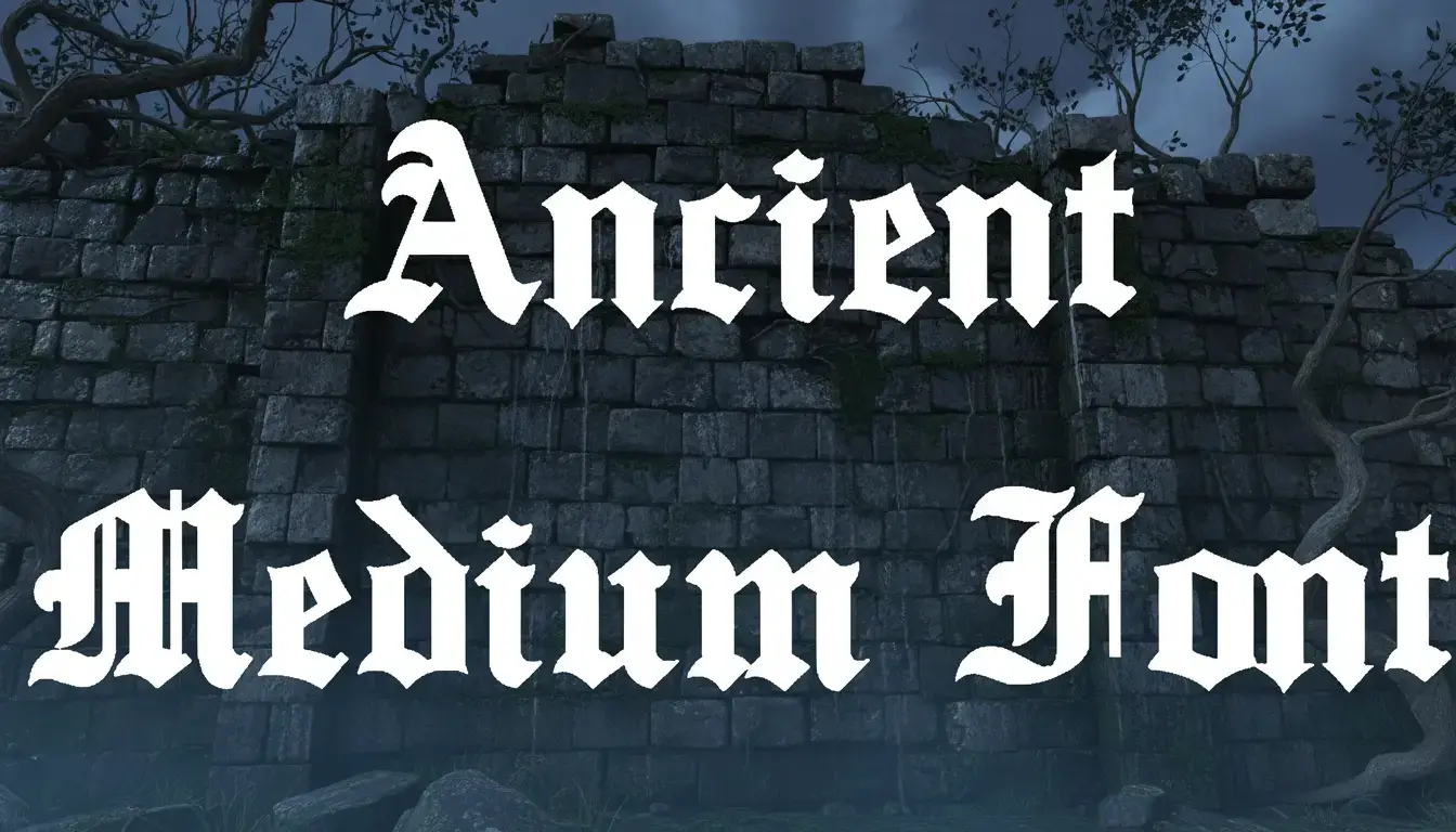 Ancient Medium Font