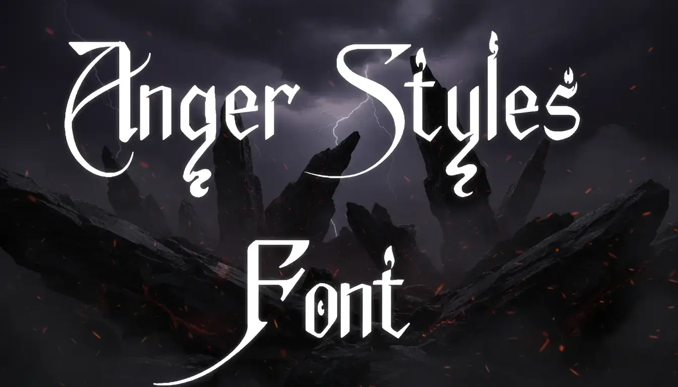 Anger Styles Font