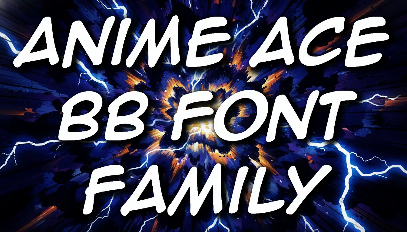 Anime Ace BB Font Family
