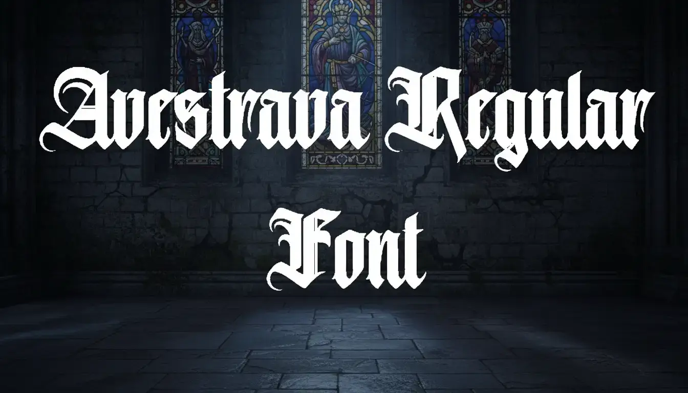 Avestrava Regular Font