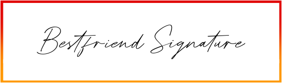 Bestfriend Signature Font free download