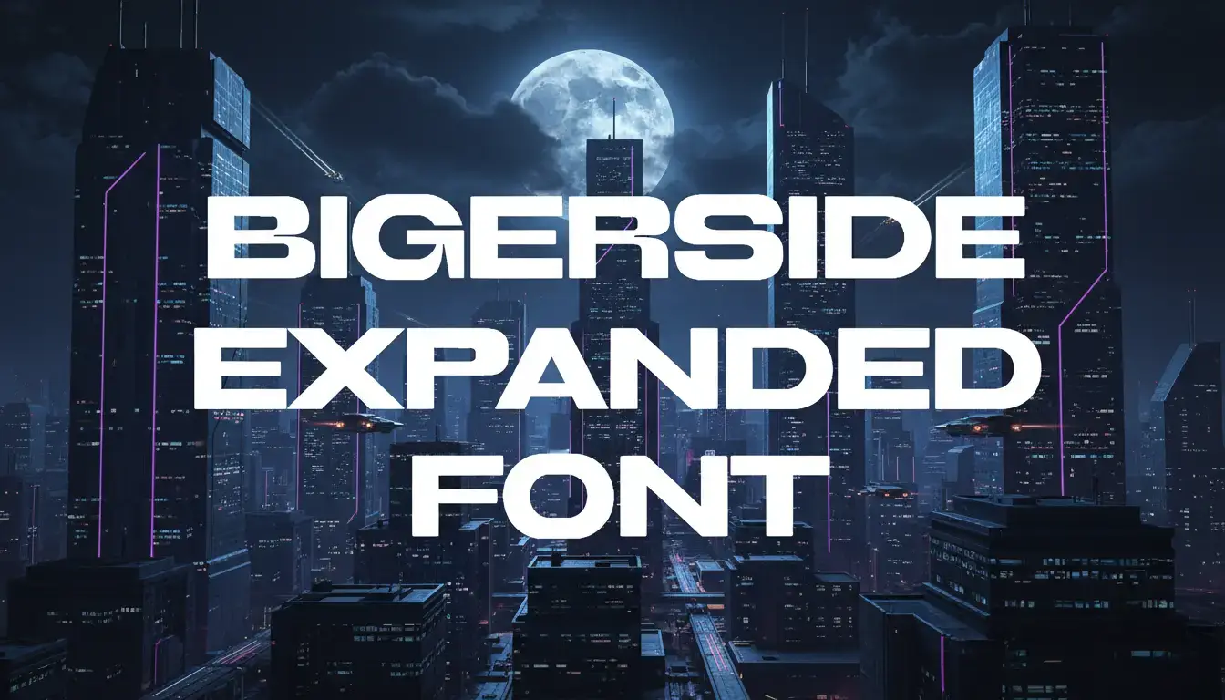 BigerSide Font
