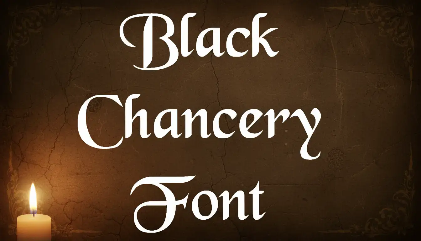 Black Chancery Font