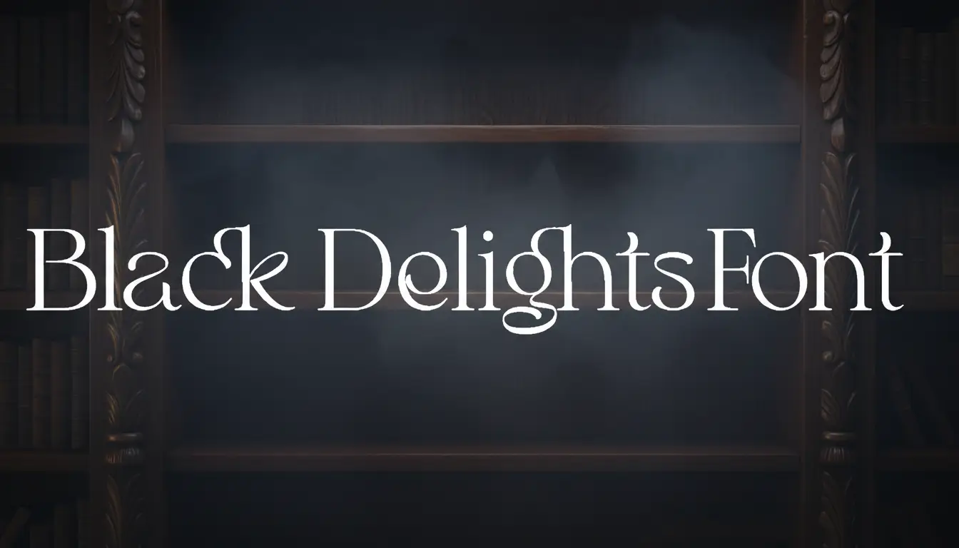 Black Delights Font
