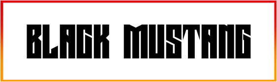 Black Mustang Font free Download
