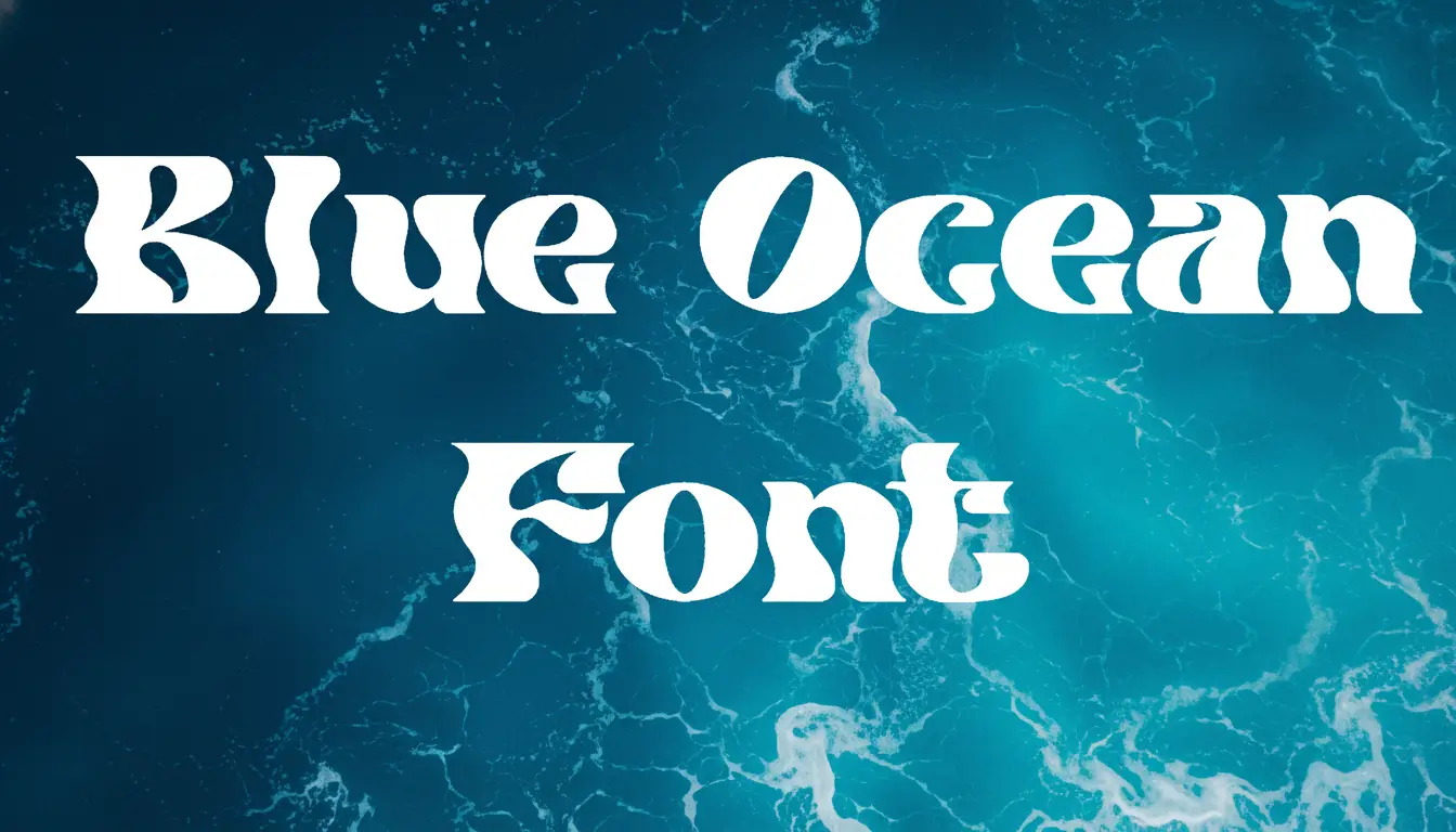 Blue Ocean Font