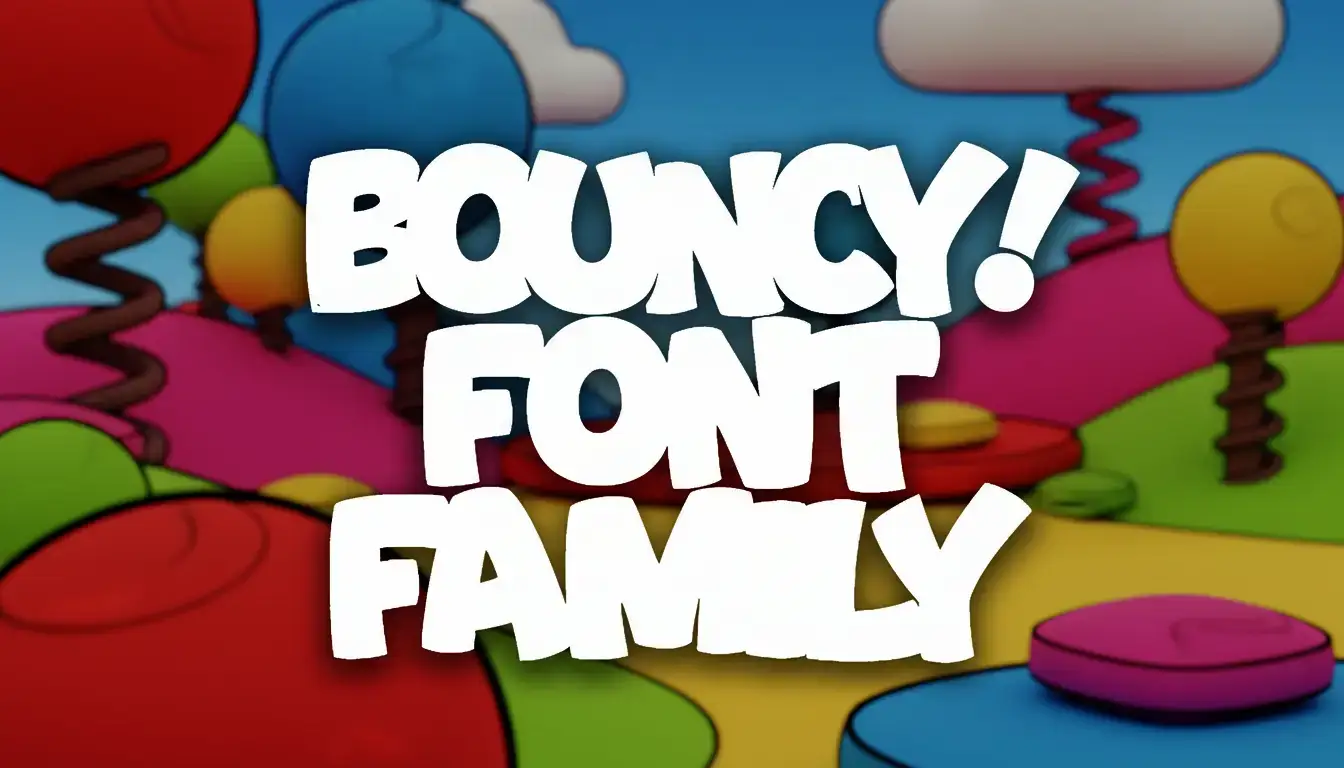 Bouncy Font Family