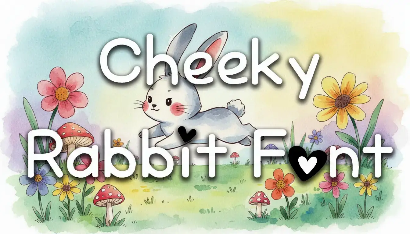 Cheeky Rabbit Font