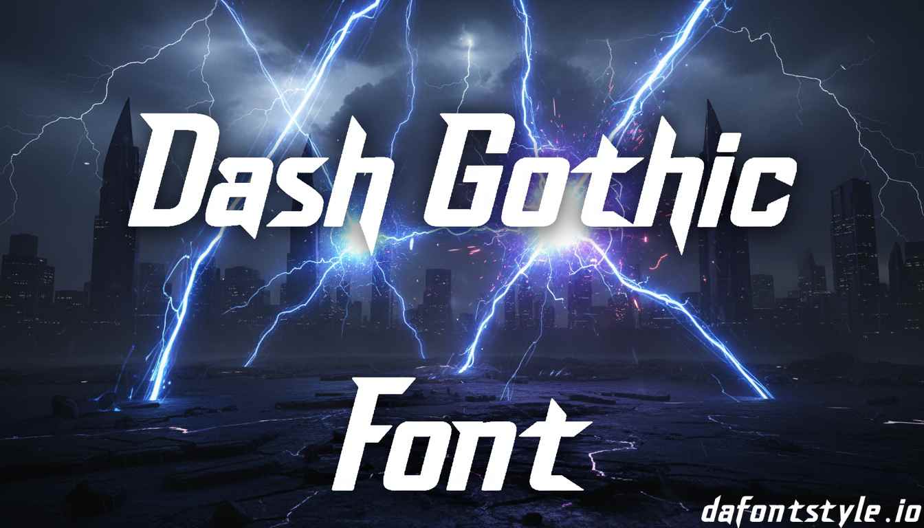 Dash Gothic Font download