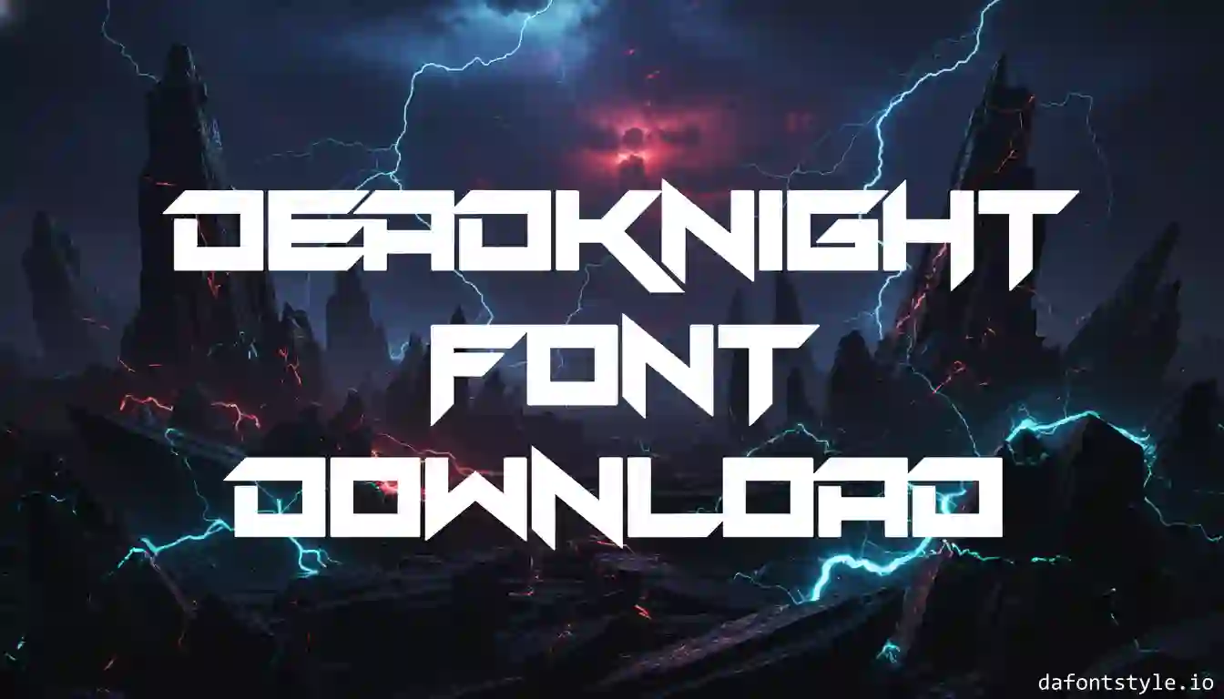 DeadKNight Font Download
