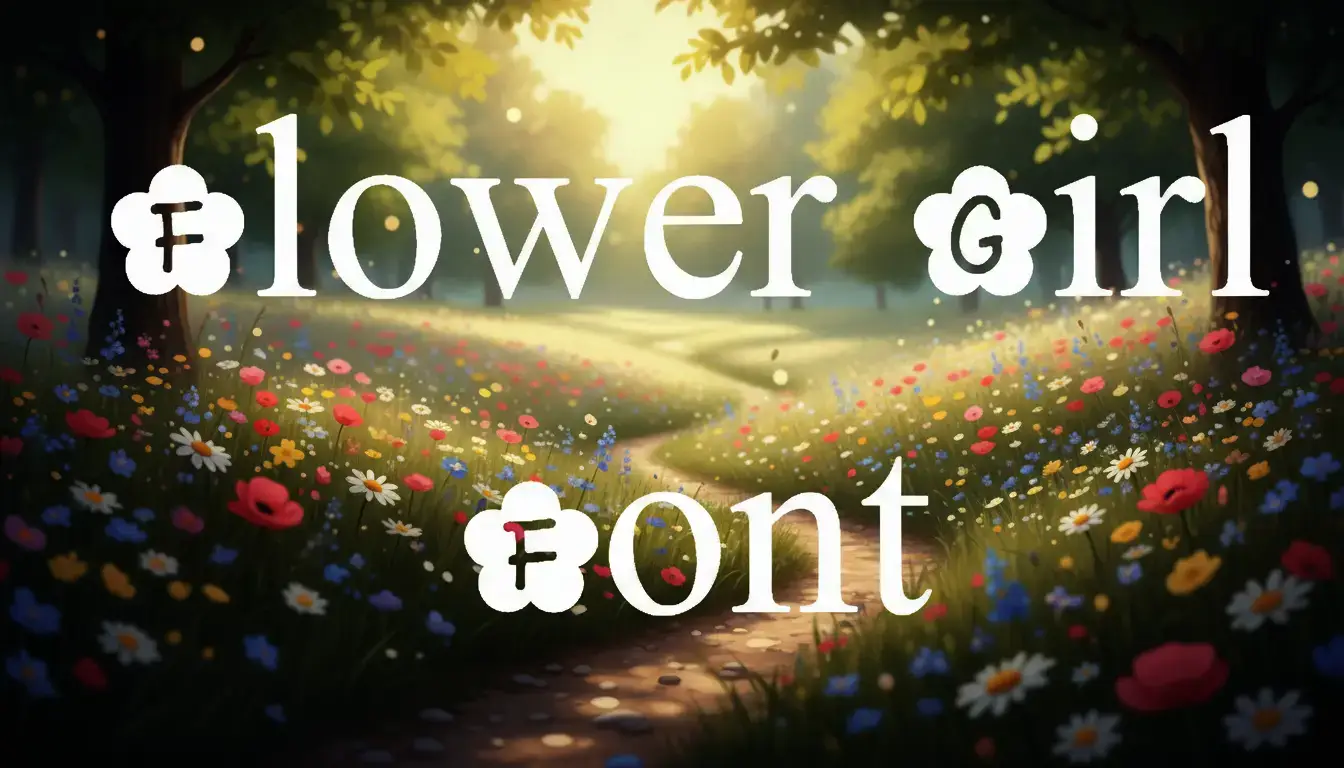 Flower Girl Font