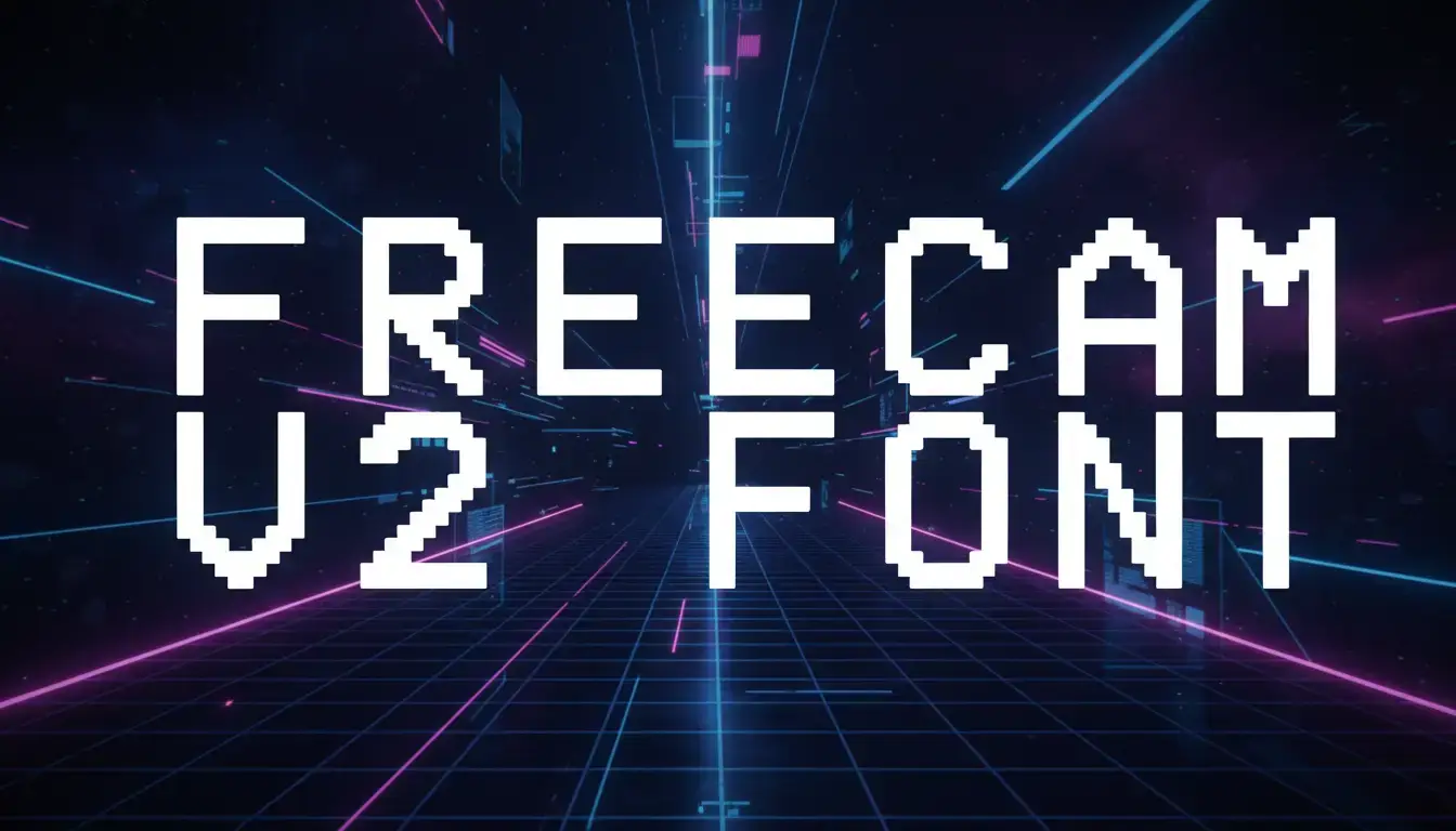 FreeCam Font
