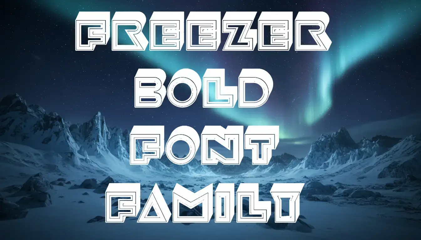 Freezer Bold Font Family